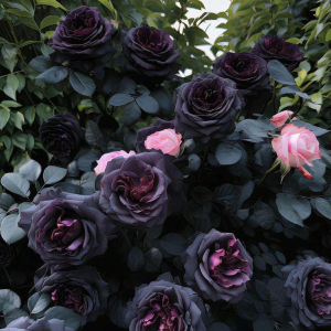 Роза Черная купить по цене от 450р. в интернет-магазине «Посадика» с доставкой почтой в в Омутнинске и по всей России – [изображение №1].