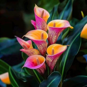 Калла Оникс купить по цене от 450р. в интернет-магазине «Посадика» с доставкой почтой в в Омутнинске и по всей России – [изображение №1].