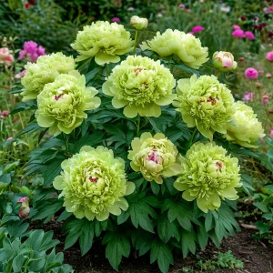 Пион Зеленые Бобы купить по цене от 610р. в интернет-магазине «Посадика» с доставкой почтой в в Омутнинске и по всей России – [изображение №1].