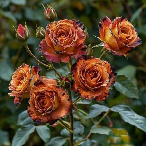 Роза плетистая Оранжевый Бриллиант купить по цене от 450р. в интернет-магазине «Посадика» с доставкой почтой в в Омутнинске и по всей России – [изображение №1].